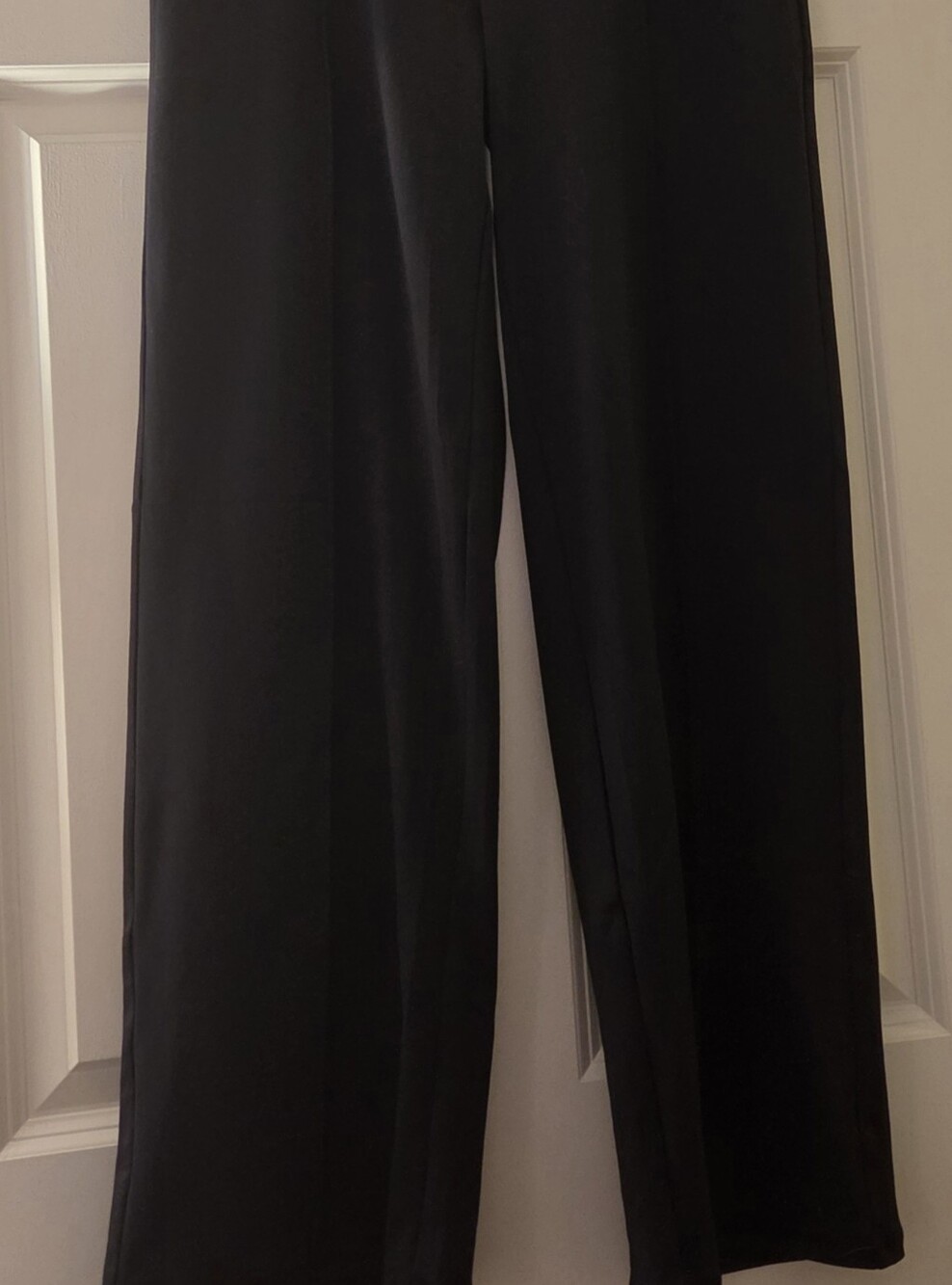 Straight Leg Dress Pants - Black